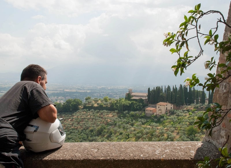 La vista da Bettona