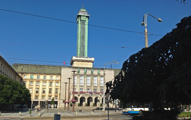Il Palazzo del Municipio di Ostrava