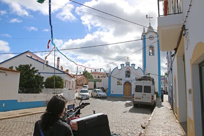 Alentejo in moto. Santa Clara-a-Velha