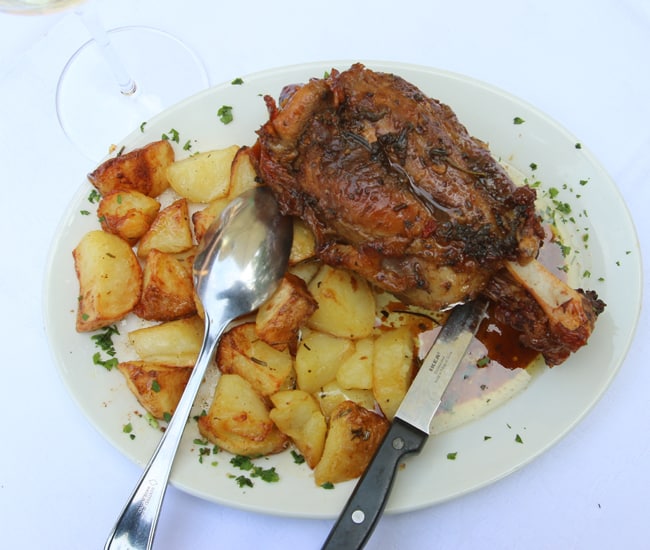 Lo Stinco di Maiale con  patate al forno