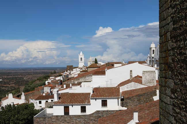 Alentejo in moto, seconda parte. I castelli sul confine. Monsaraz vista dalle mura