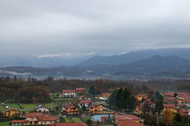 Nonostante la giornata non certo bella, le vallate del Canavese risultano sempre affascinanti