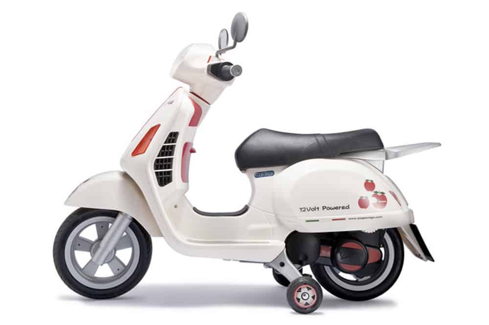 La futura Vespa elettrica..sarà senza rotelle.