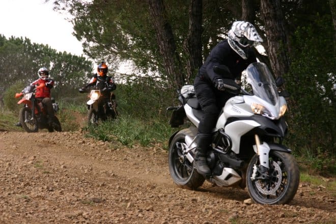 GSSS On Off Tour all'Isola d'Elba. Prova discesa con la Multistrada