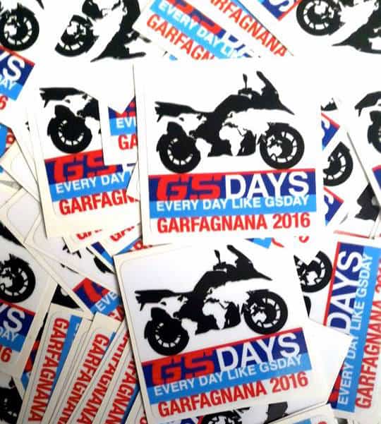 GSDAYS 2016 GARFAGNANA - STICKERS DELL'EVENTO