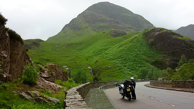 Scozia in moto, Glen Coe