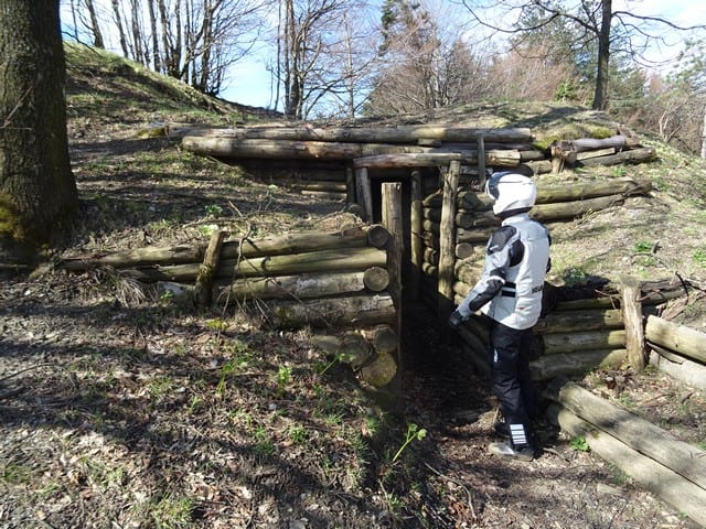 sul Passo del Giogo, in piena linea Gotica, la ricostruzione di alcuni bunker tedeschi ad opera dei volontari del museo 