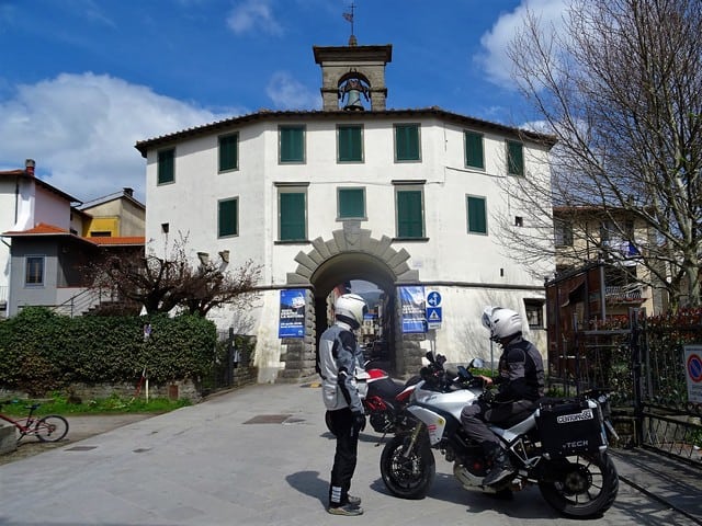 la porta di ingresso a Firenzuola