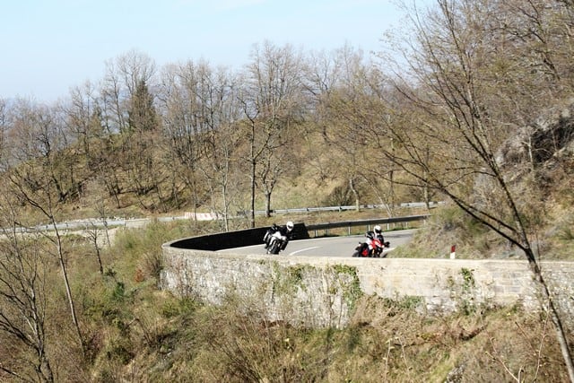 Circuito stradale del Mugello, la parte che sale sul Passo del Giogo, teatro della carneficina dei soldati americani durante la seconda guerra mondiale.