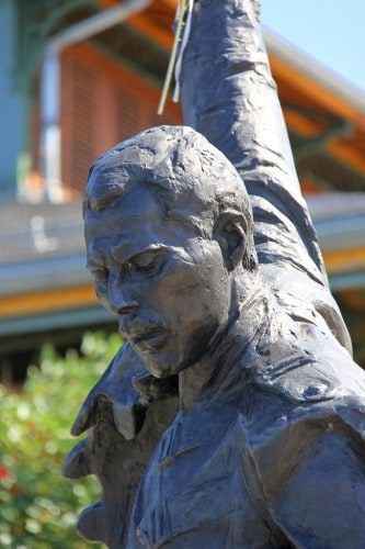 Montreux - statua Freddy Mercury