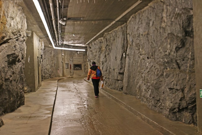 All'interno del Sasso da Pigna ci sono chilometri di gallerie scavate nella roccia