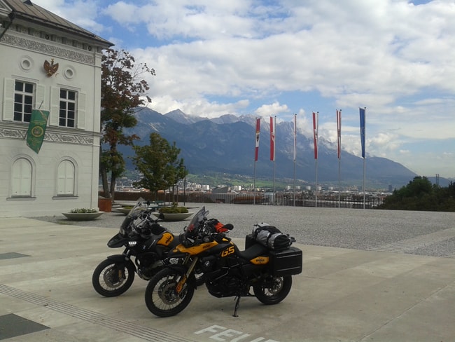 Il Museo Kaiserjagermuseum con terrazza  su Innsbruck