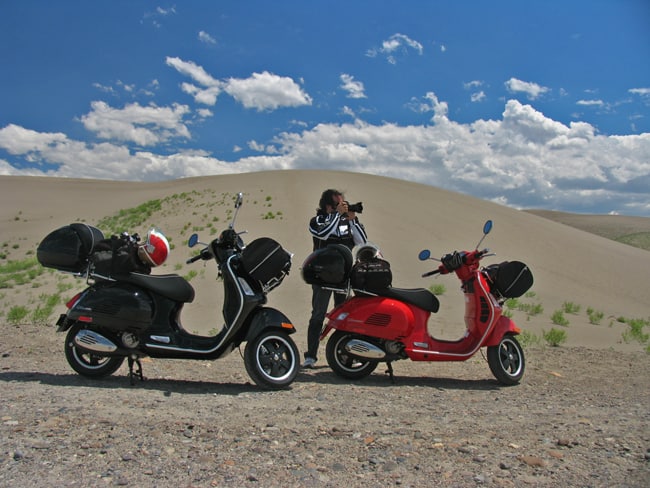 Fotografare in moto, considerazioni e decalogo. Deserto in Idaho - USA