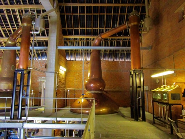 Vallonia in moto: il fermentatore della distilleria portato dalla Scozia